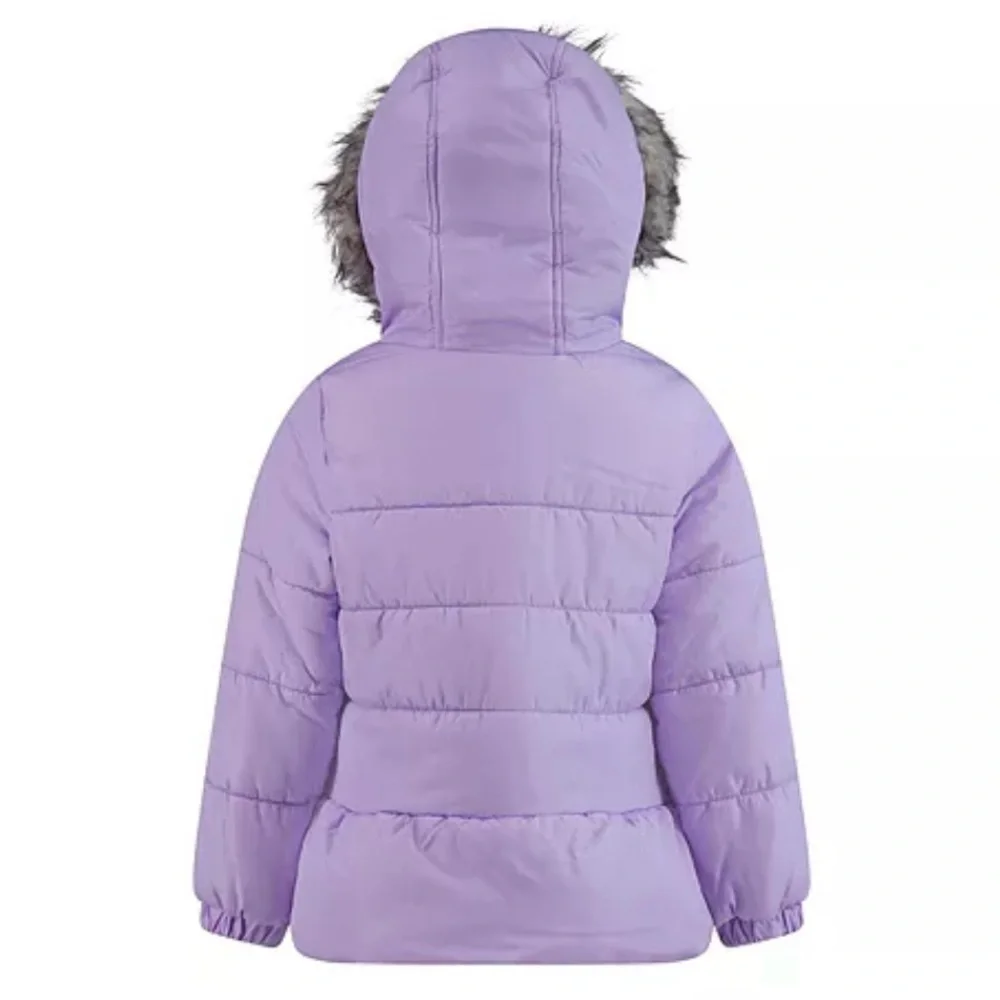 Winter Coat 2T Weather Tamer Lilac Jacket‎ Fleece Beanie NWT